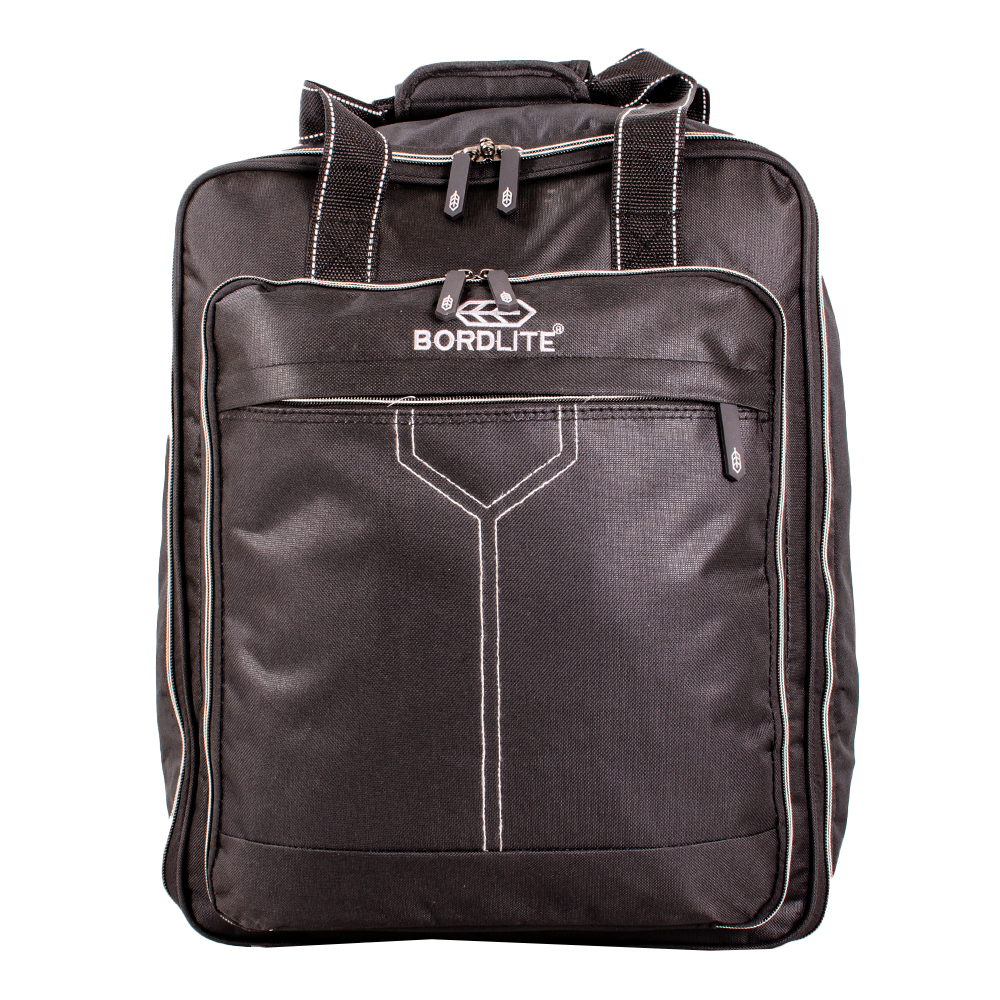 Bordlite Cabin Trolley Bag — Black & Blue — view 2