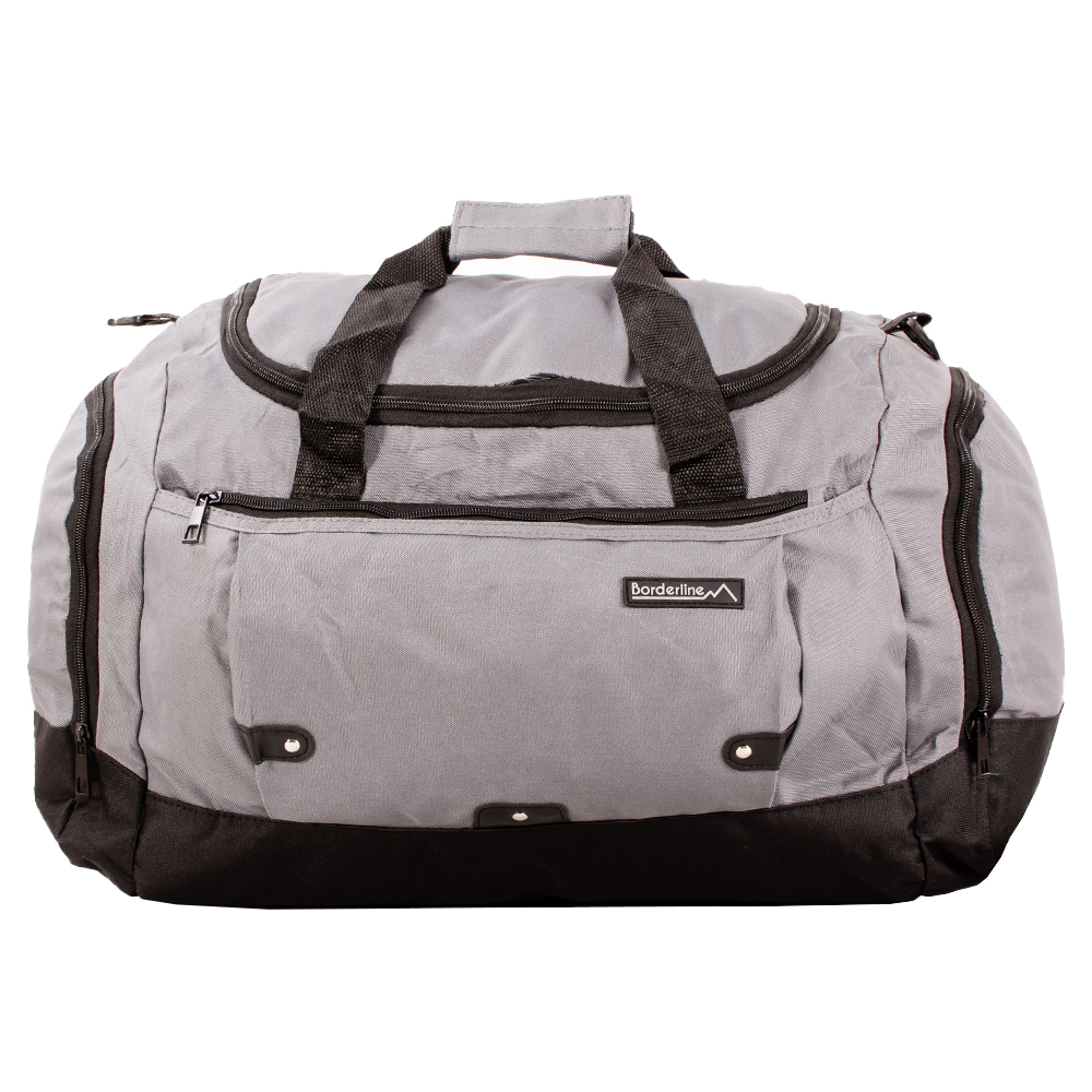 GREY/BLACK TRAVEL HOLDALL — view 2