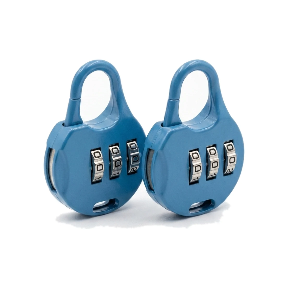 Take A Trip Combination Padlocks (2-Pack) — Blue