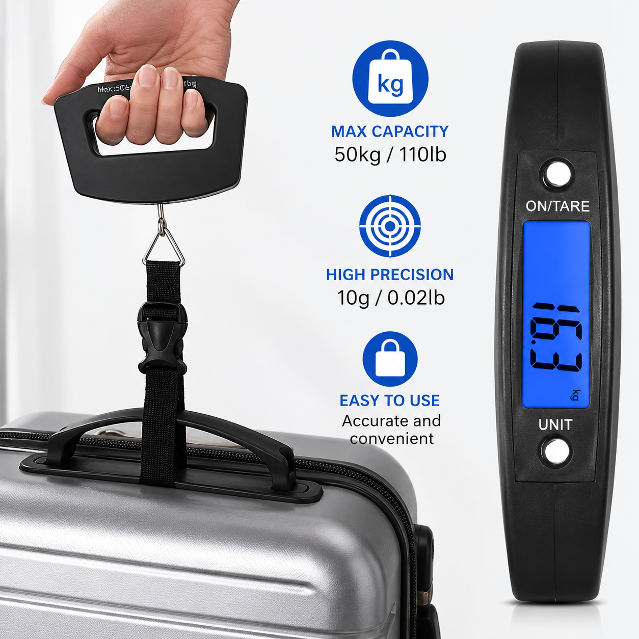 Digital luggage scale