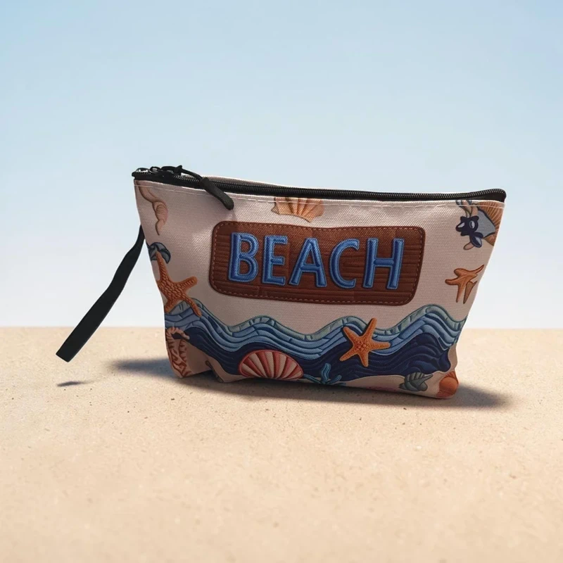 Beach Makeup Bag - Multi