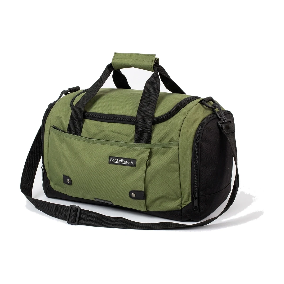 Borderline Travel Holdall 43×26×21 — Khaki & Black
