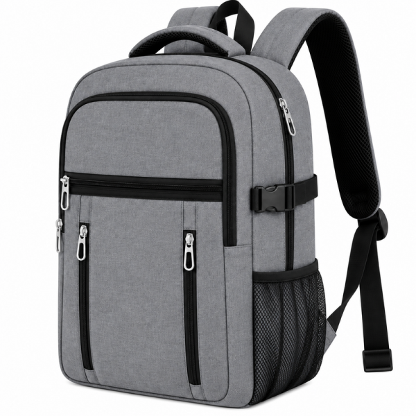 Cabin Backpack 45×29×13 Mesh Pocket — Grey — view 2