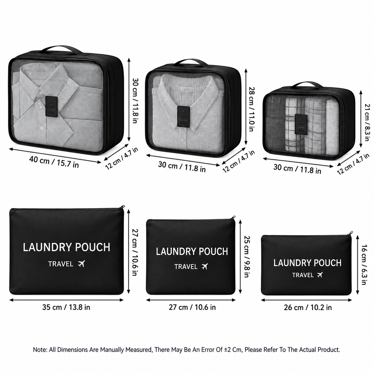 6pcs Travel Storage Bags — view 2