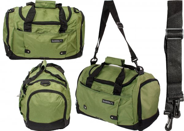 KHAKI/BLK TRAVEL HOLDALL — view 2