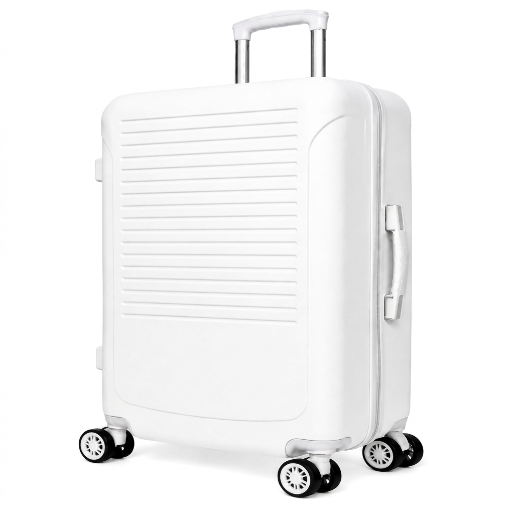 White Premium Hard Shell Suitcase