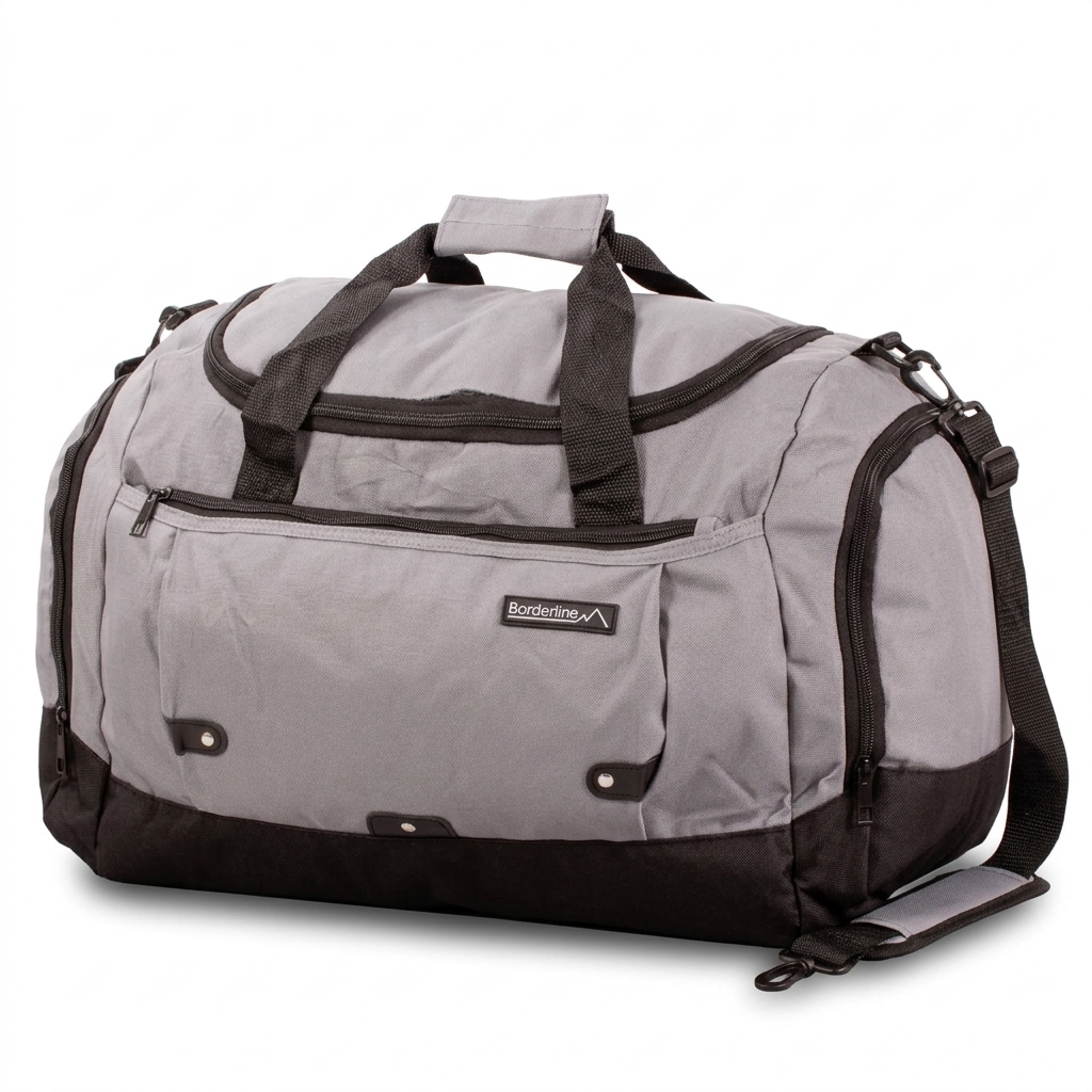 GREY/BLACK TRAVEL HOLDALL