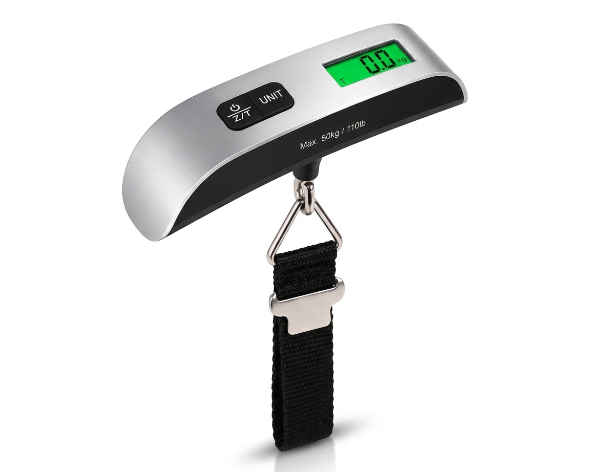 Digital Luggage Scale — Black & Grey