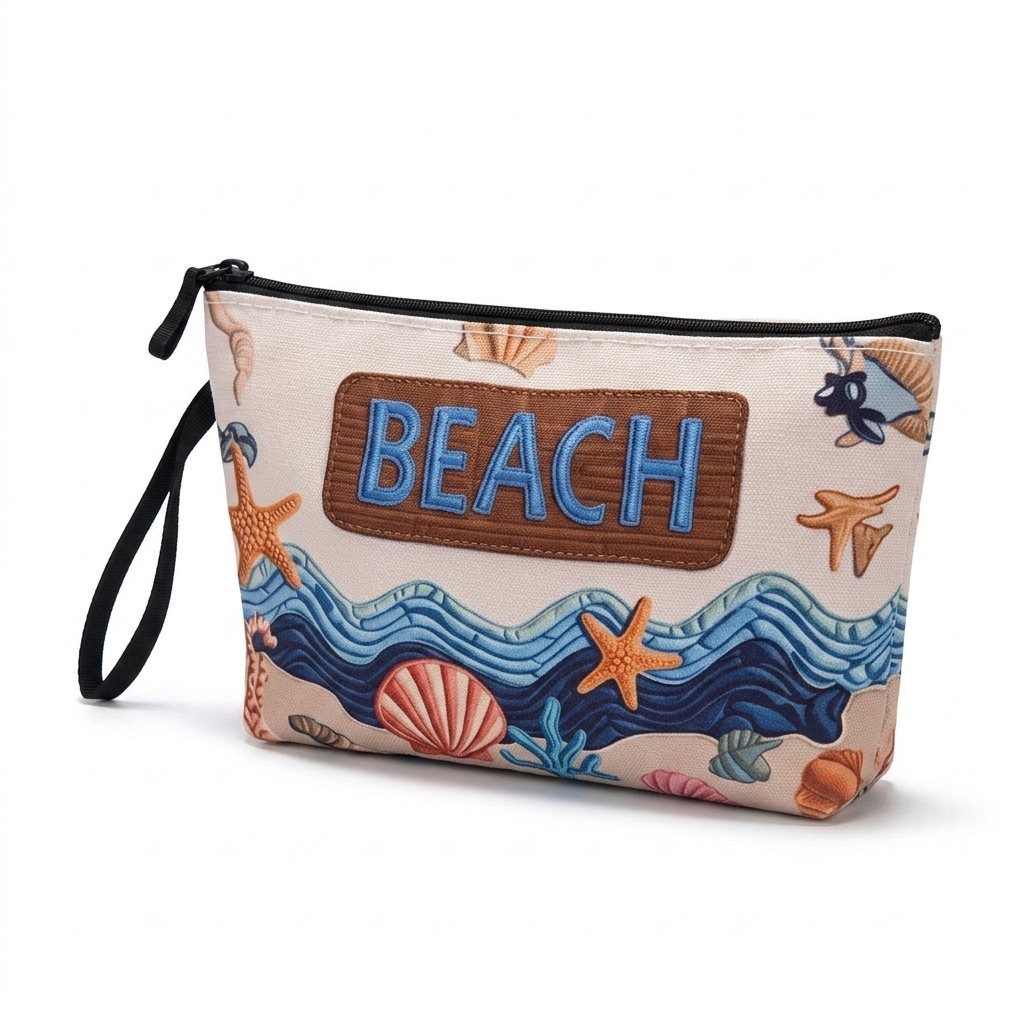 Beach Makeup Bag - Multi