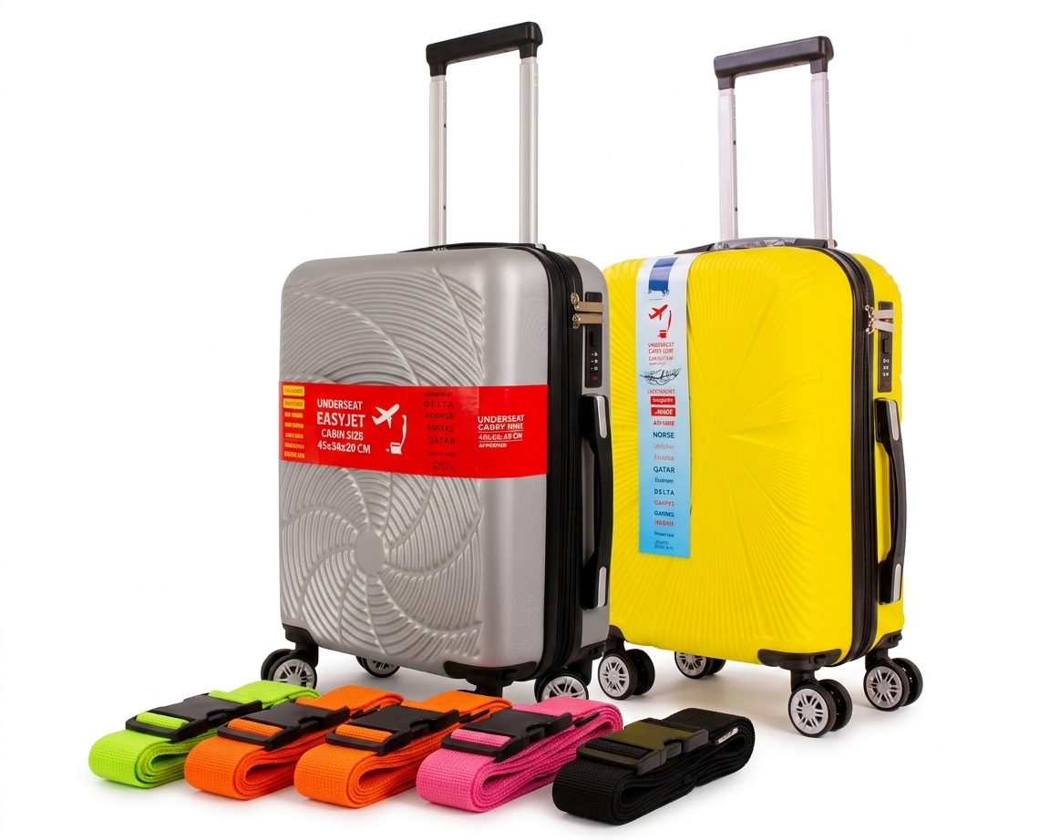 2 Cabin Trolleys & Straps