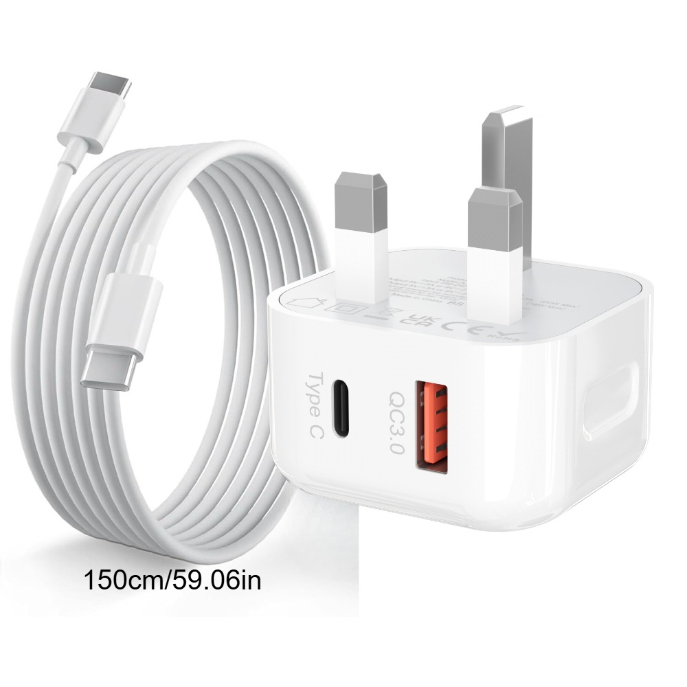 USB C Charger for iPhone, Samsung - 20W Fast Charge — view 2